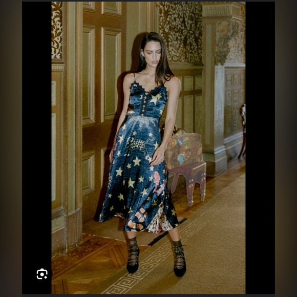 *RARE* Lenni Tarot Midi Dress Zodiac print - Picture 5 of 5